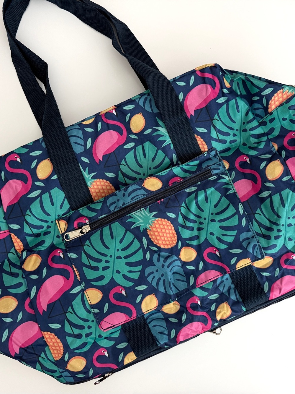NWOT Large Fun Tropical Travel Bag